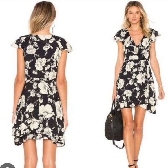 Free People Dresses & Skirts - Free people French quarter floral mini wrap dress